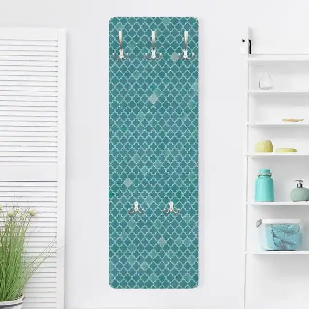 Marokkanisches Ornament Muster Wandgarderobe Holzpaneel Super-Preis