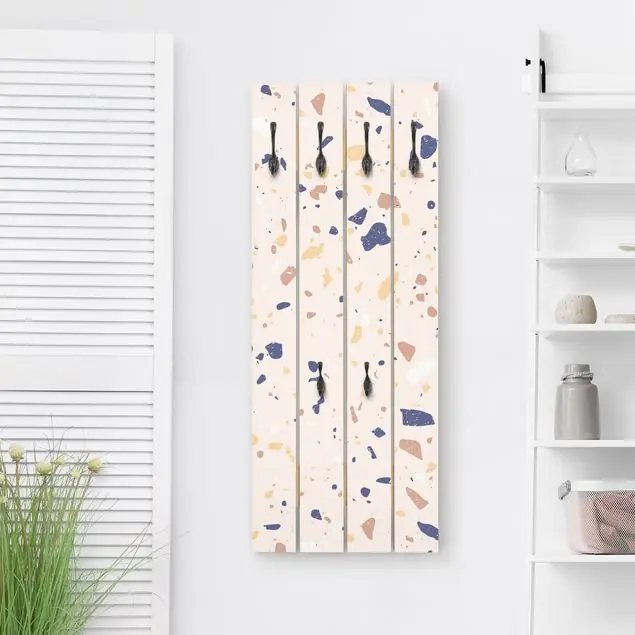 Solange Der Vorrat Reicht Detailliertes Terrazzo Muster Padova Wandgarderobe