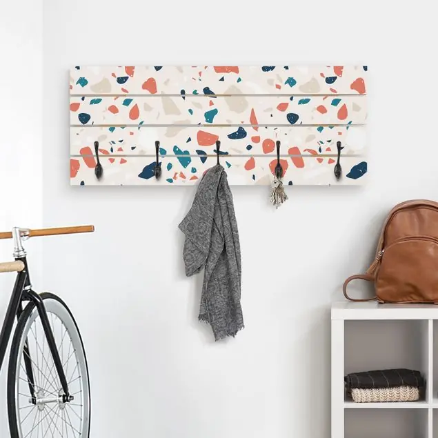 Geprüft Detailliertes Terrazzo Muster Torino Wandgarderobe