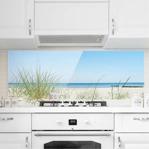 Beliebt Ostseeküste Glas Spritzschutz - Panorama