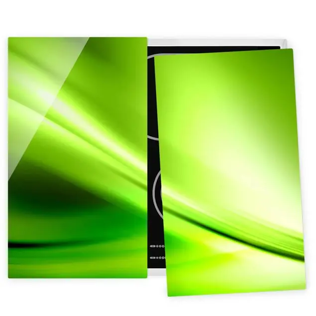 Versand Am Gleichen Tag Green Valley 2-teilige Herdabdeckplatte Glas
