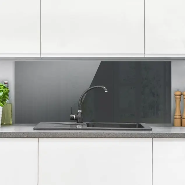 Mondgrau Glas Spritzschutz - Panorama Neue Ware