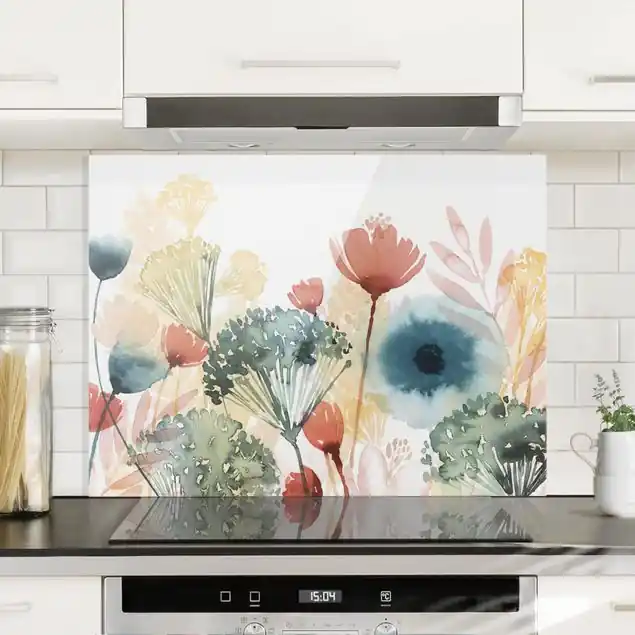 Garantierte Lieferung Wildblumen im Sommer I Spritzschutz