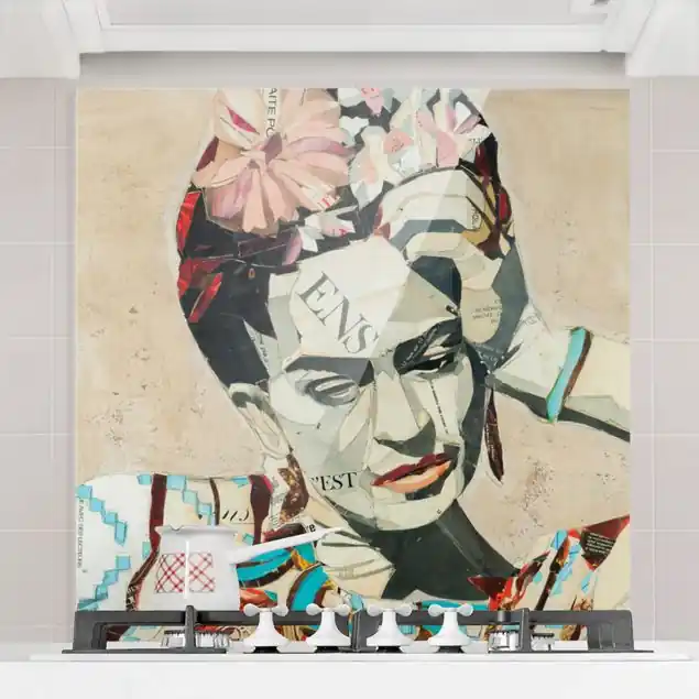 Bestseller Frida Kahlo - Collage No.1 Spritzschutz
