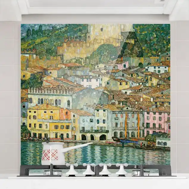 Preisknaller Gustav Klimt - Malcesine am Gardasee Spritzschutz