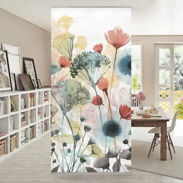 Wildblumen im Sommer I                               Raumteiler Top-Seller