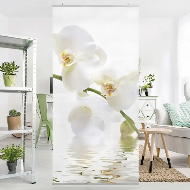 Preiswert White Orchid Waters Raumteiler