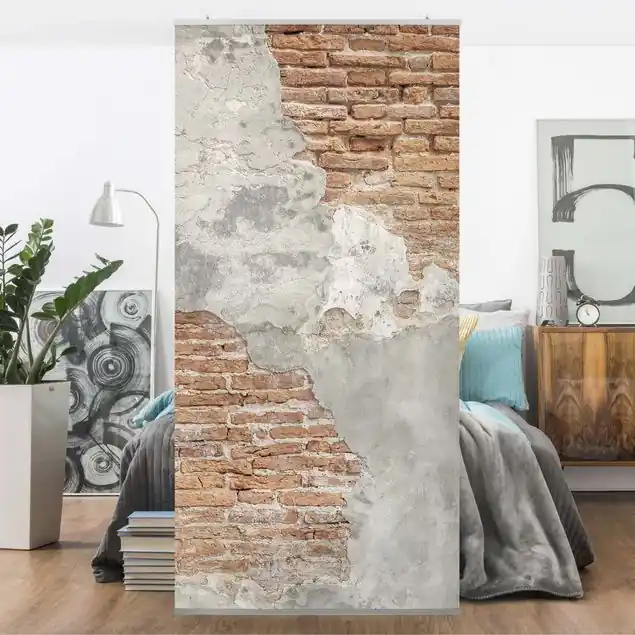Billig Shabby Backstein Wand Raumteiler