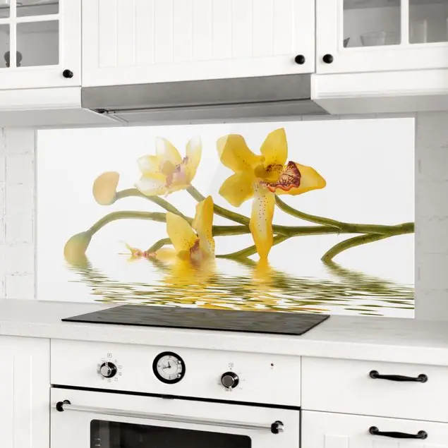 Saffron Orchid Waters Glas Spritzschutz - Panorama Preiswert