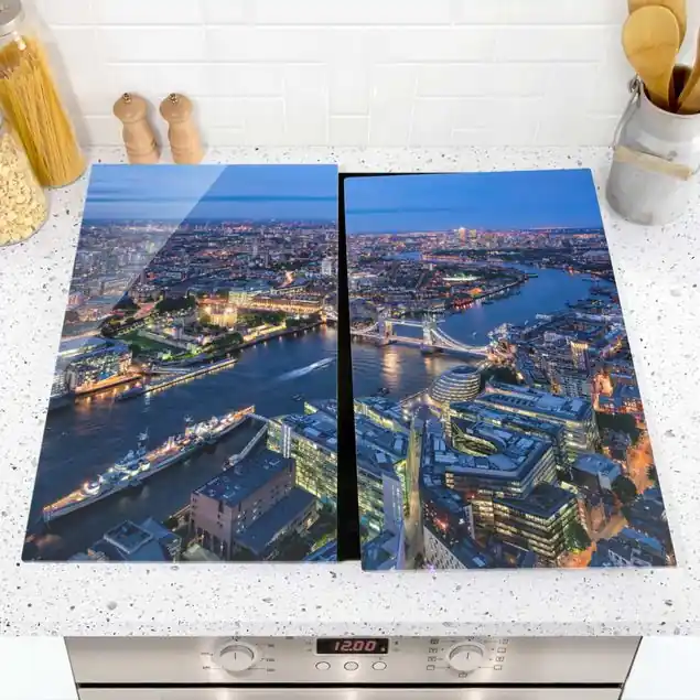 Nachts in London Herdabdeckplatte Bestpreis