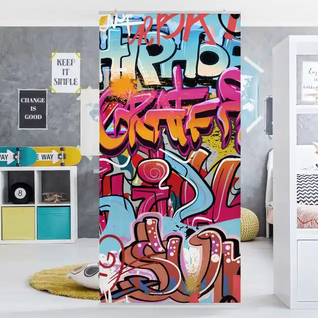Markenware HipHop Graffiti Raumteiler