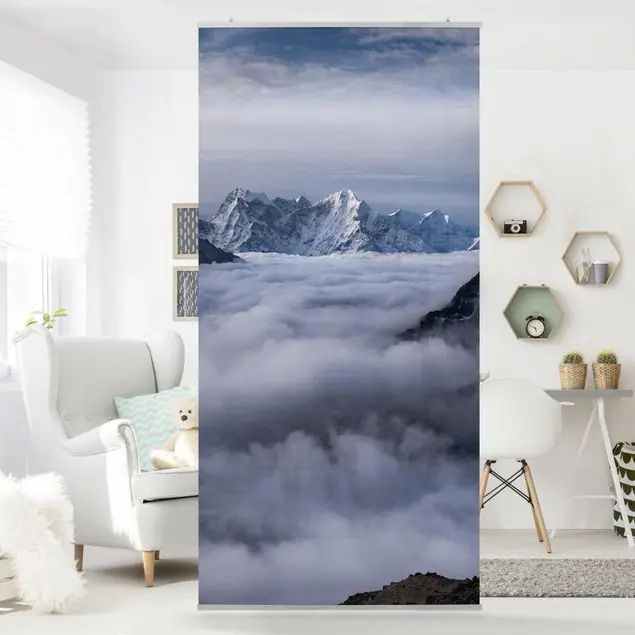 Bestpreis Wolkenmeer im Himalaya Raumteiler