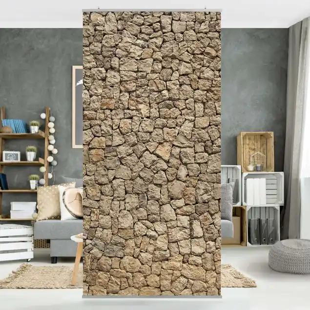 Alte Wand aus Pflasterstein Raumteiler Heißes Angebot