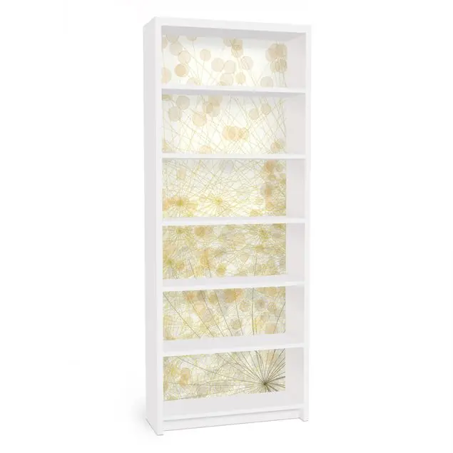 Sofort Bestellen No.RY6 Blütenregen Möbelfolie für IKEA Billy Regal