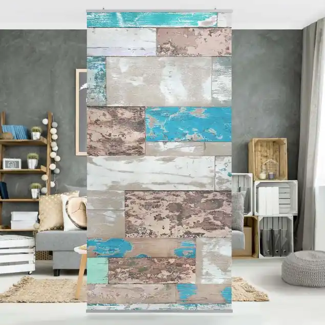 Maritime Planks Raumteiler Neu