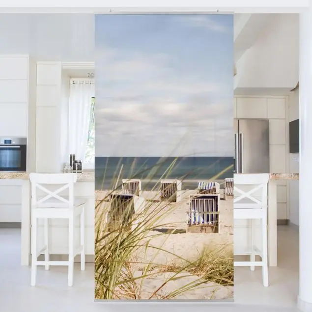 Neu Ostsee und Strandkörbe Raumteiler