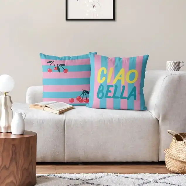 Preiswert PopArt Sommer Ciao Bella Duo Dekokissen – Canvas