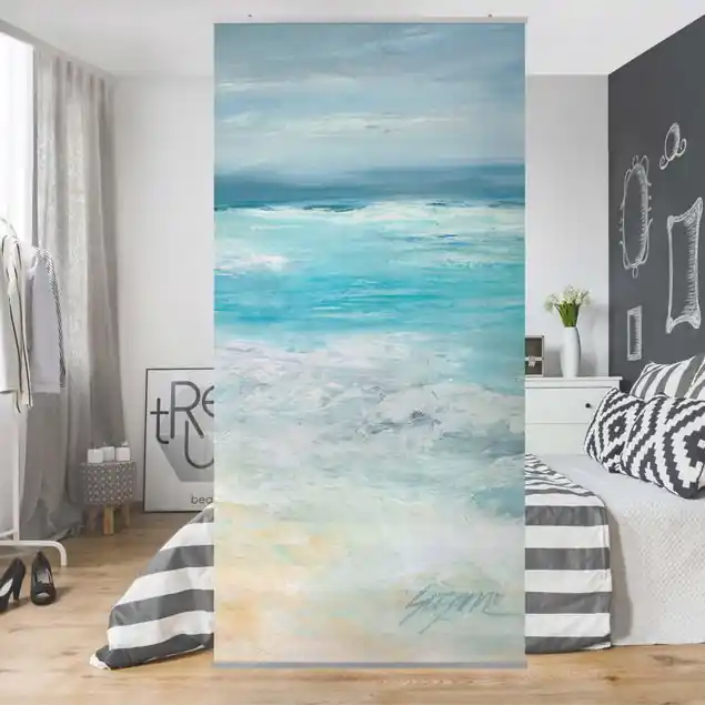 Sturm auf dem Meer II Raumteiler Schneller Versand