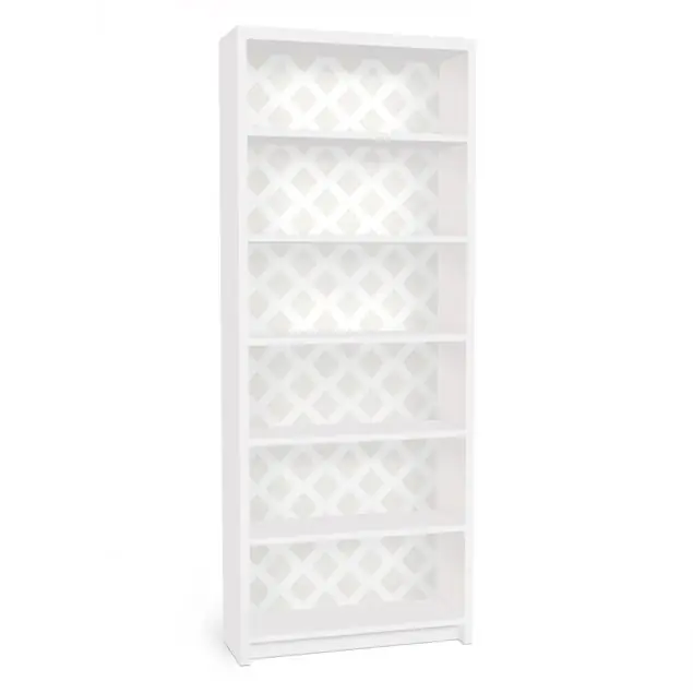 Rautengitter hellbeige Möbelfolie für IKEA Billy Regal Rabatt