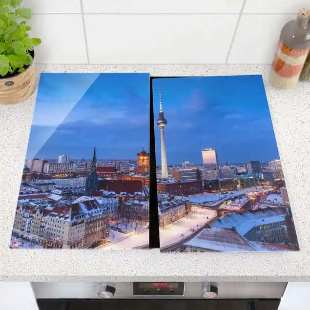 Top-Seller Schnee in Berlin Herdabdeckplatte