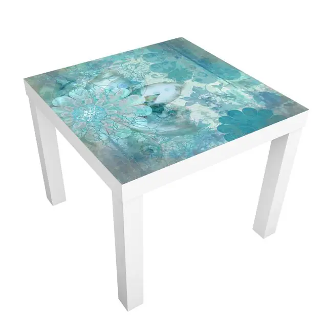 Winterblumen Möbelfolie für IKEA Lack Tisch 55 x 55 cm Wochenendangebot