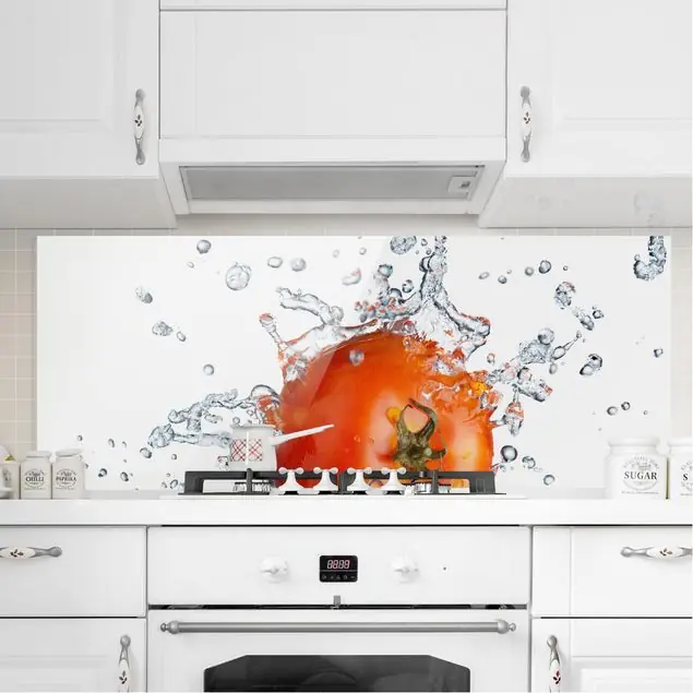 Top-Seller Frische Tomate Glas Spritzschutz - Panorama
