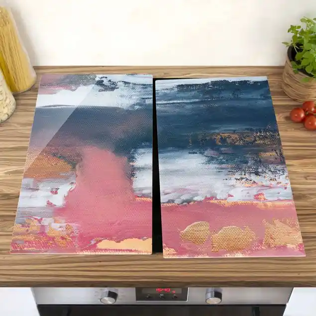 Mega-Angebot Rosa Sturm mit Gold Herdabdeckplatte