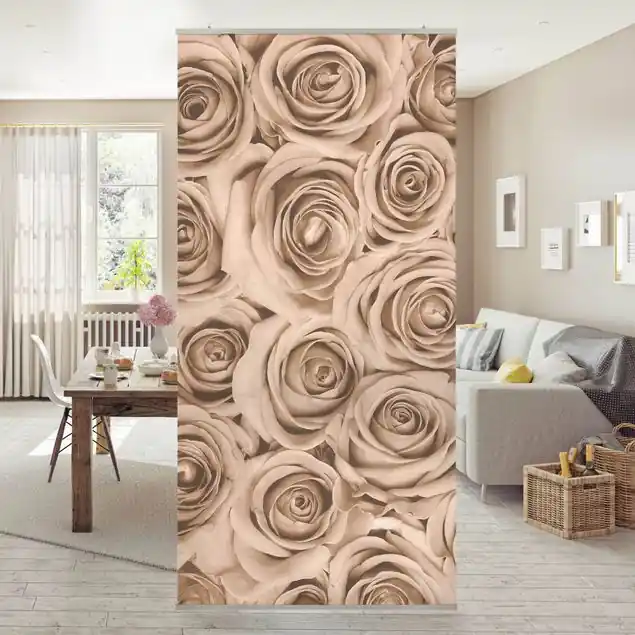 Vintage Rosen Raumteiler Geprüft
