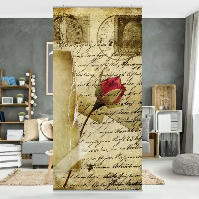 Sichere Zahlung Heavenly Postcard Raumteiler
