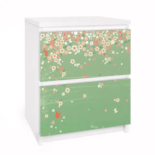 No.EK236 Spring Background Möbelfolie für IKEA Malm Kommode 2 Schubladen Sofort Bestellen