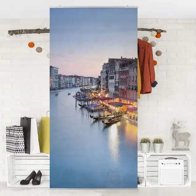 Abendstimmung auf Canal Grande in Venedig Raumteiler Günstig