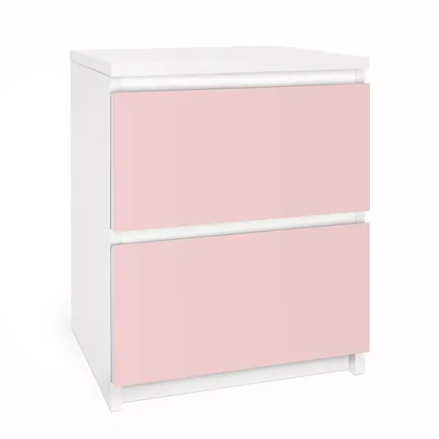 Colour Rose Möbelfolie für IKEA Malm Kommode 2 Schubladen Kostenfreie Lieferung