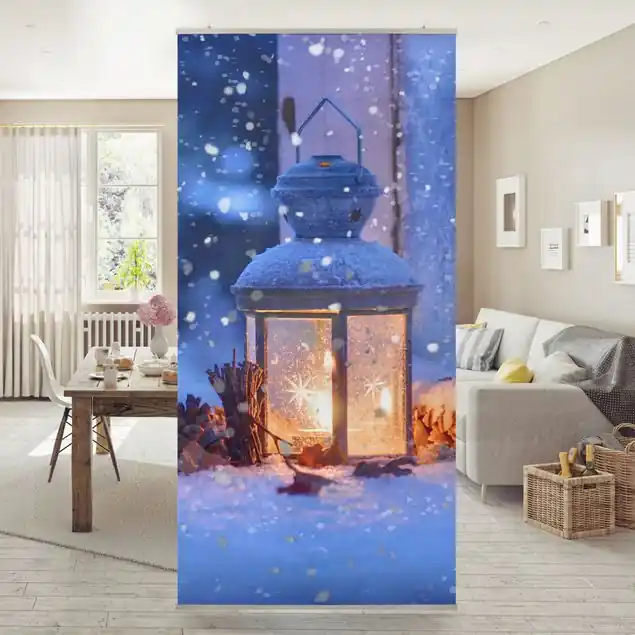 Winterromantik Raumteiler Expressversand