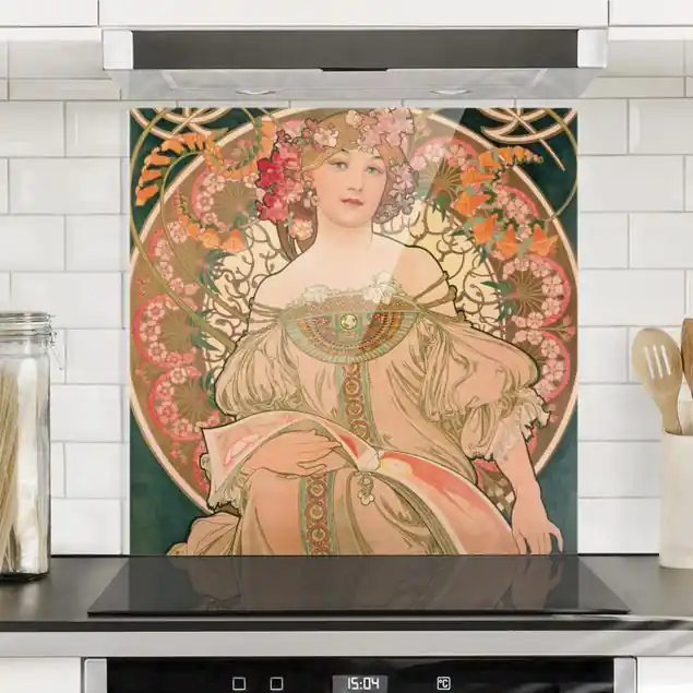 Alfons Mucha - Plakat für F. Champenois Spritzschutz Sonderaktion