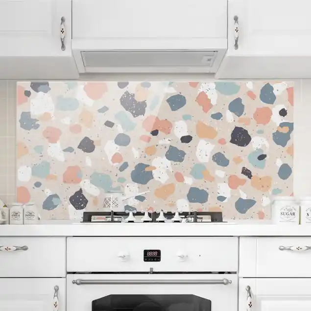 Terrazzo Muster Spritzschutz Angebot