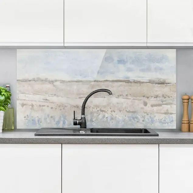 Bestseller Horizont-Kante II Glas Spritzschutz - Querformat 2:1