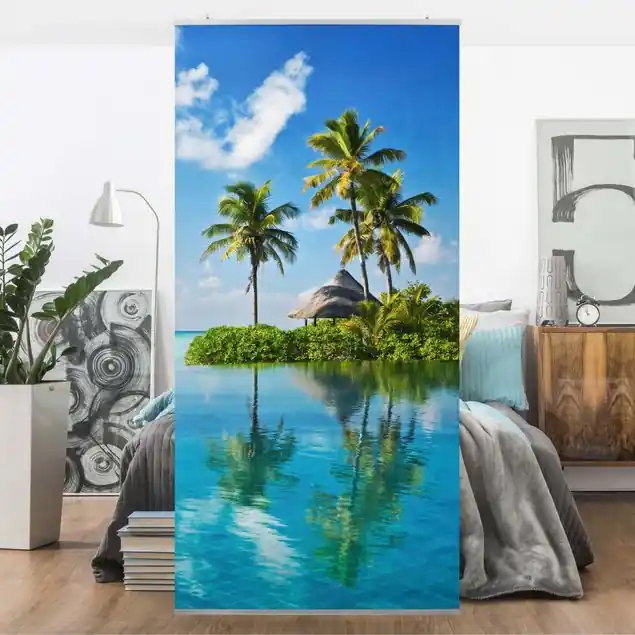 Tropisches Paradies Raumteiler Knallerangebot