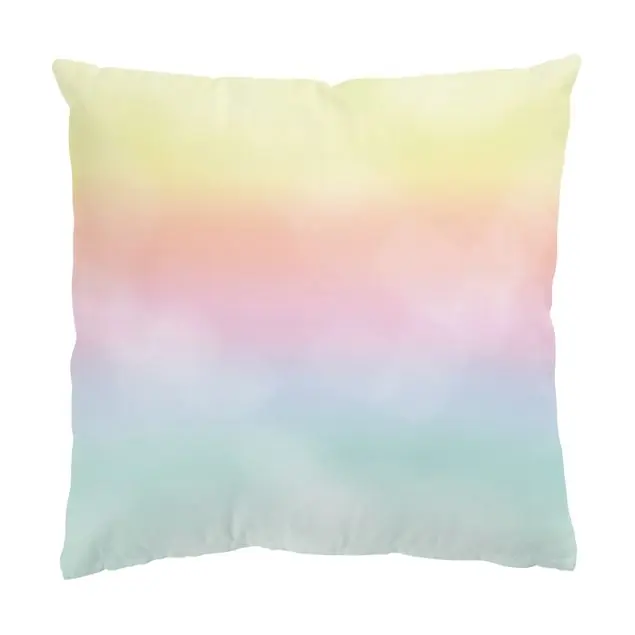 Regenbogen Wasserfarben Dekokissen – Canvas Markenprodukt