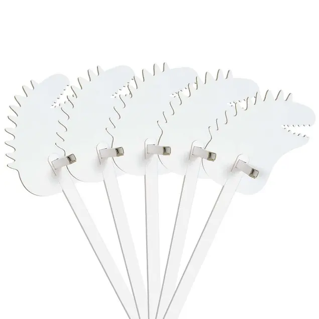 Saisonangebot 5er Set Dino Stegosaurus Ausmalen FOLDZILLA Steckenpferd