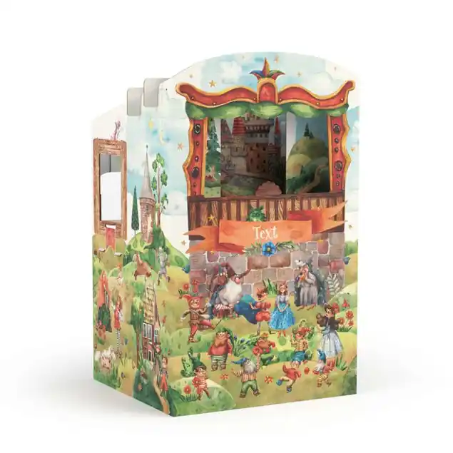 Preisknaller Märchentheater Wunschtext FOLDZILLA Puppentheater Pappe