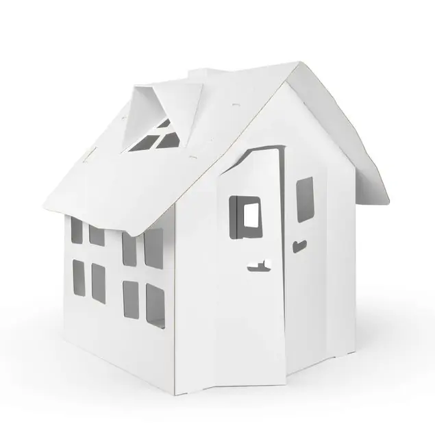 Sonderangebot Hexenhaus weiß zum Bemalen/Bekleben FOLDZILLA Spielhaus