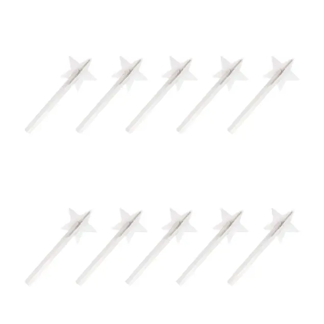Gratis Versand Zauberstab 10er Set weiß zum Bemalen/Bekleben Kostüm