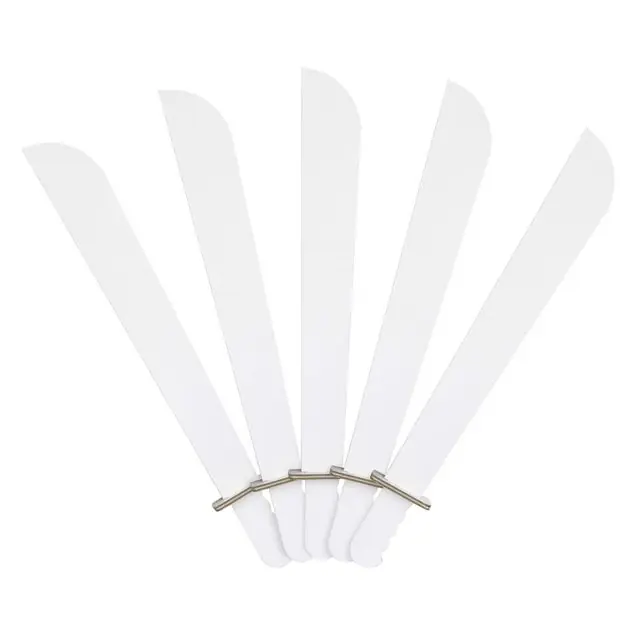 Gratis Versand Säbel 5er Set weiß zum Bemalen/Bekleben Kostüm