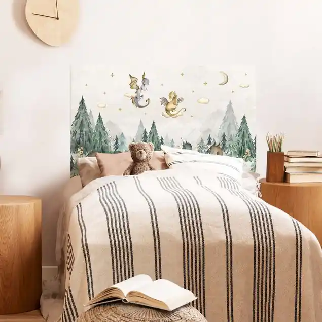 Knallerangebot Verträumte Drachen Kopfteil Bett