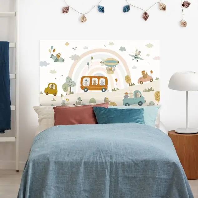 Begrenztes Angebot Tierischer Verkehr Kopfteil Bett