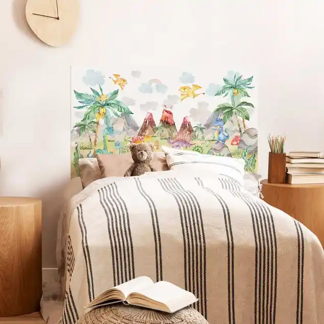 Wilde Dinowelt Kopfteil Bett Zertifiziert