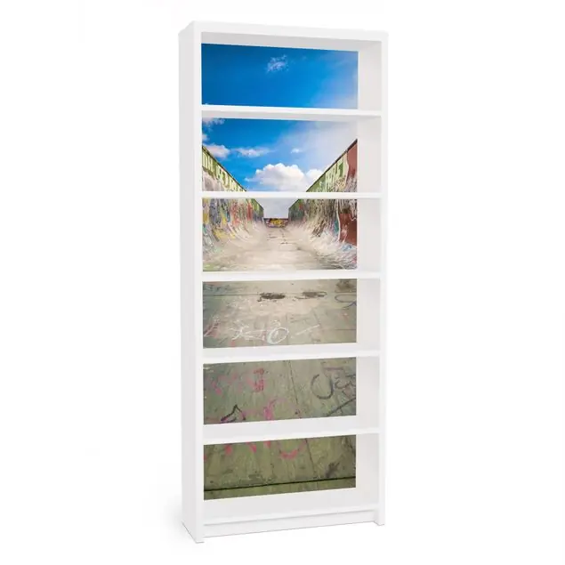 Angebot Skate Graffiti Möbelfolie für IKEA Billy Regal