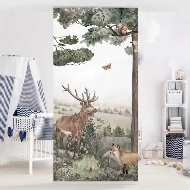 Geheime Stille im Zauberwald Raumteiler Top-Seller