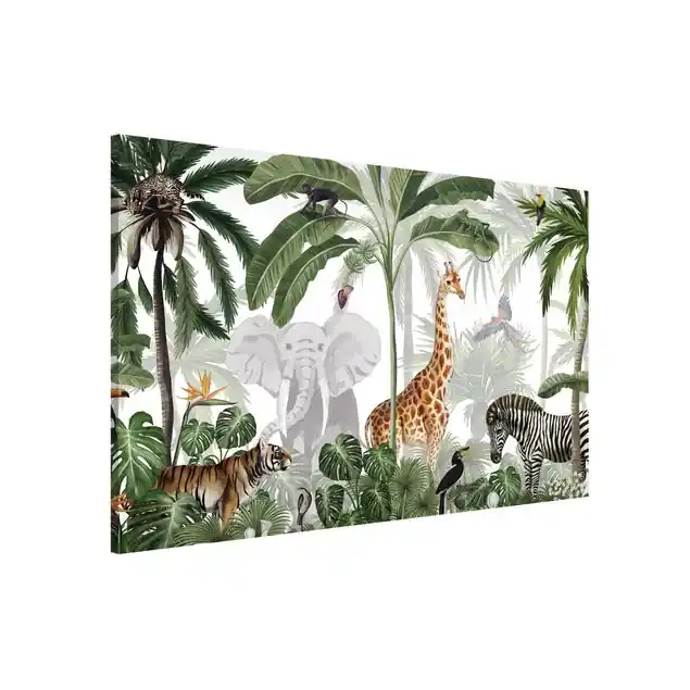 Majestätische Tierwelt im Dschungel Magnettafel Sonderangebot