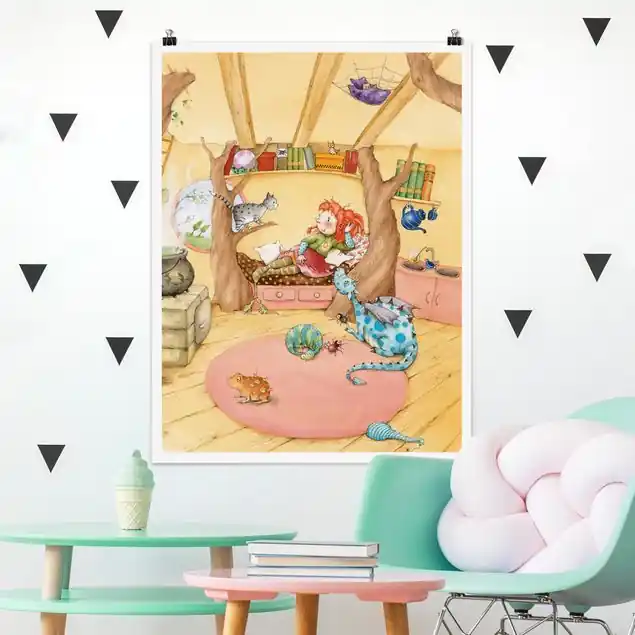 Frida erzählt vom Hexentreffen Poster - Hochformat Knallerangebot
